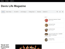 Tablet Screenshot of davislifemagazine.com